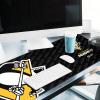 YouTheFan NHL Pittsburgh Penguins Logo Series Desk Pad SMU