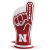 YouTheFan NCAA #1 Oven Mitt(Nebraska Cornhuskers)
