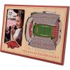 YouTheFan NCAA 3D StadiumView Picture Frame(Arkansas Razorbacks)