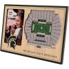 YouTheFan NCAA 3D StadiumView Picture Frame(Michigan State Spartans)