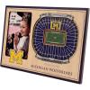 YouTheFan NCAA 3D StadiumView Picture Frame(Michigan Wolverines)