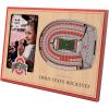 YouTheFan NCAA 3D StadiumView Picture Frame(Ohio State Buckeyes)