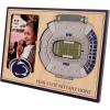YouTheFan NCAA 3D StadiumView Picture Frame(Penn State Nittany Lions)