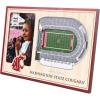 YouTheFan NCAA 3D StadiumView Picture Frame(Washington State Cougars)