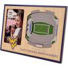 YouTheFan NCAA 3D StadiumView Picture Frame(West Virginia Mountaineers)