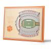 YouTheFan NCAA Alabama Crimson Tide 5-Layer StadiumView 3D Wall Art – Bryant-Denny Stadium(Clemson Tigers)