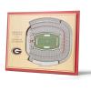 YouTheFan NCAA Alabama Crimson Tide 5-Layer StadiumView 3D Wall Art – Bryant-Denny Stadium(Georgia Bulldogs)