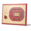 YouTheFan NCAA Alabama Crimson Tide 5-Layer StadiumView 3D Wall Art – Bryant-Denny Stadium(Louisville Cardinals)