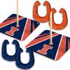 YouTheFan NCAA HorseShoe Bags Game(Illinois Fighting Illini)