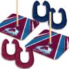 YouTheFan NHL Horseshoe Bags Game(Colorado Avalanche)