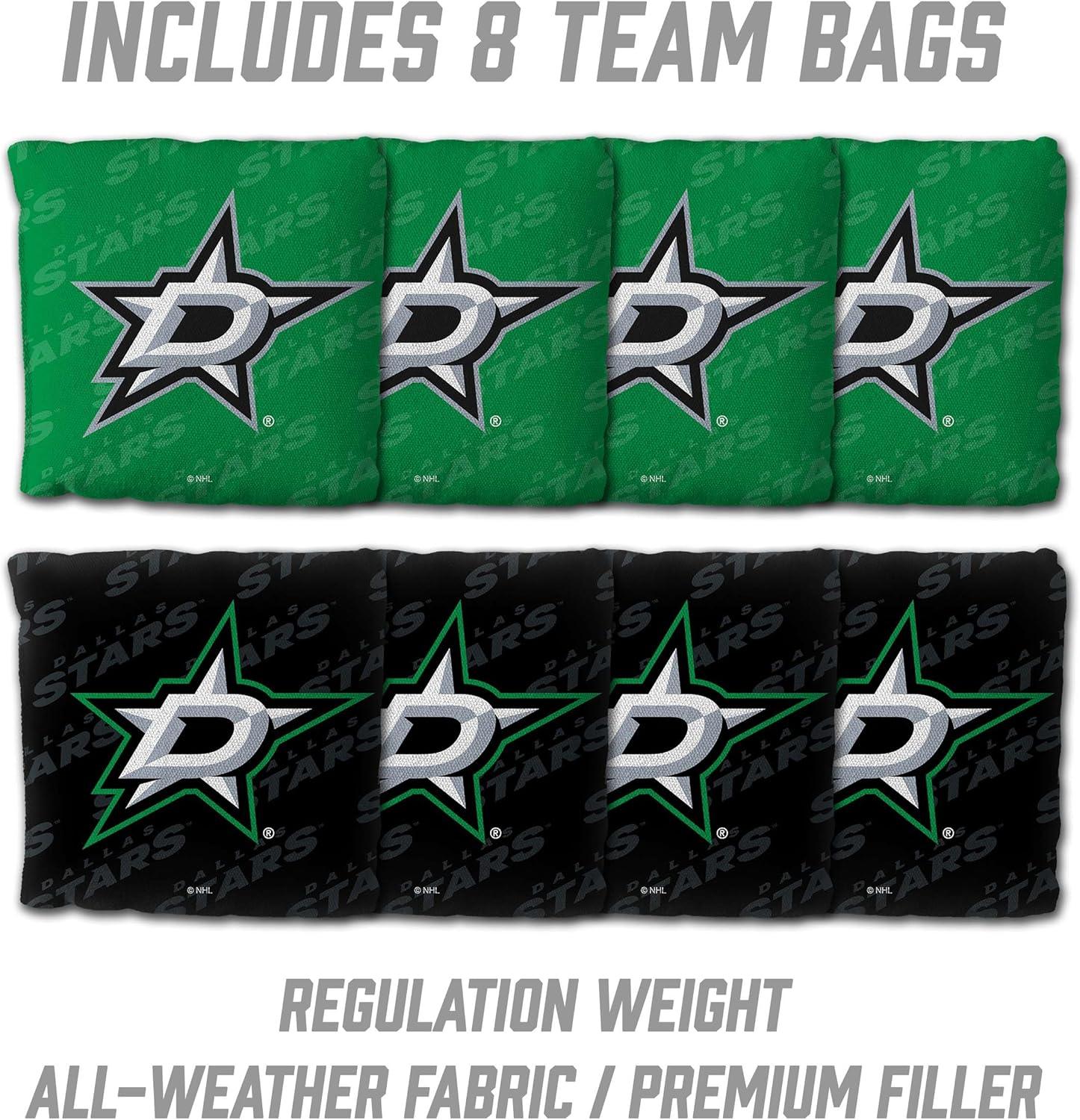 imageYouTheFan NHL 2 x 3 Wood Cornhole Game with Logo BagsDallas Stars