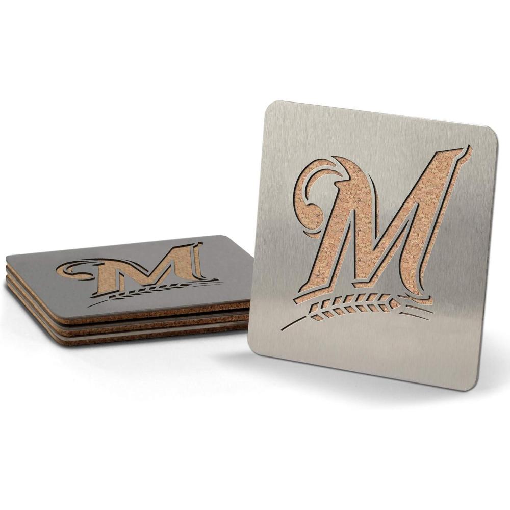 imageYouTheFan MLB Sportula Products Boaster CoasterMilwaukee Brewers