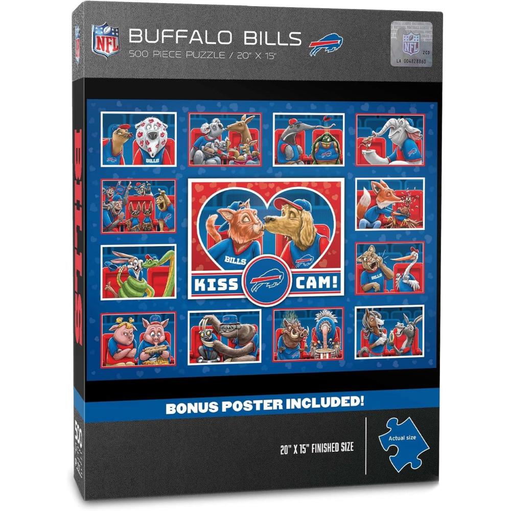 imageYouTheFan NFL Cincinnati Bengals Kiss Cam 500pc PuzzleBuffalo Bills