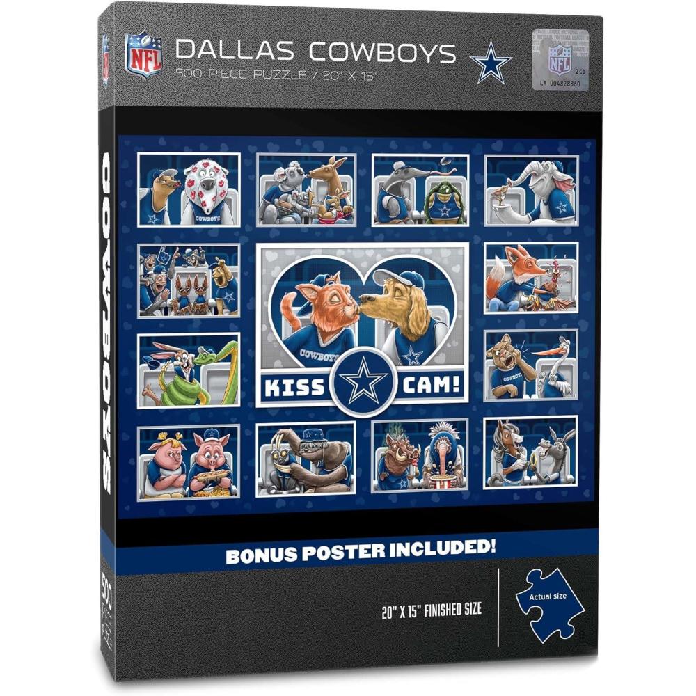 imageYouTheFan NFL Cincinnati Bengals Kiss Cam 500pc PuzzleDallas Cowboys
