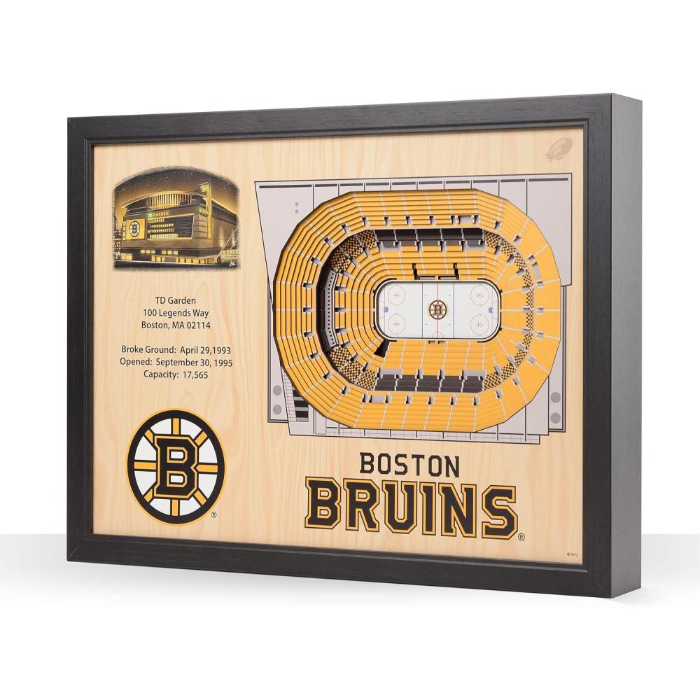 imageYouTheFan NHL 25Layer StadiumView Wall ArtBoston Bruins