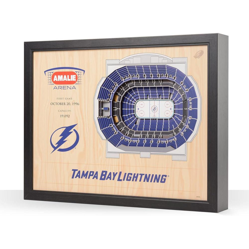 imageYouTheFan NHL 25Layer StadiumView Wall ArtTampa Bay Lightning