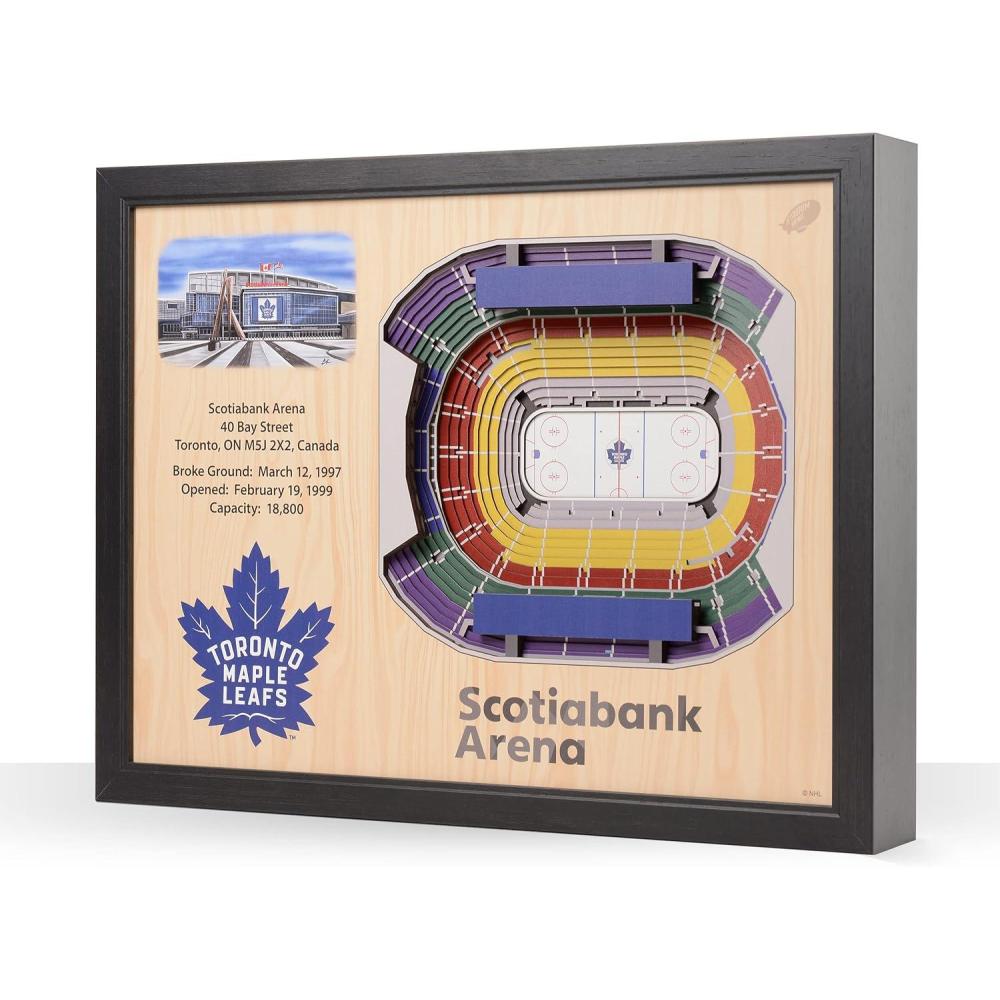imageYouTheFan NHL 25Layer StadiumView Wall ArtToronto Maple Leafs