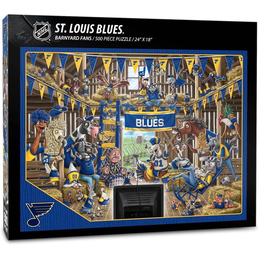 imageYouTheFan NHL Barnyard Fans 500pc PuzzleSt Louis Blues