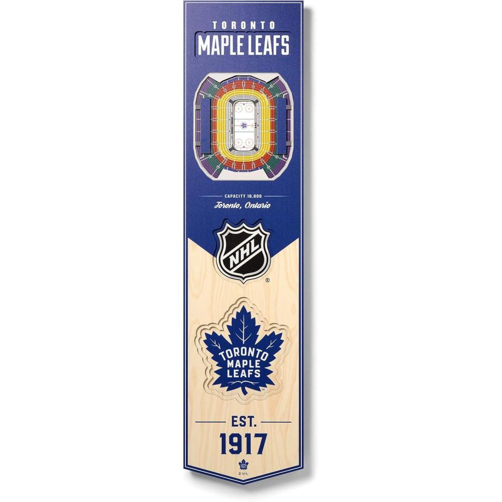 imageYouTheFan NHL Boston Bruins 3D Stadium 8x32 Banner  TD GardenToronto Maple Leafs