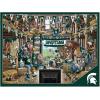 YouTheFan NCAA Illinois Fighting Illini Barnyard Fans 500pc Puzzle 15″ x 20″(Michigan State Spartans)
