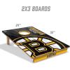 YouTheFan NHL 2’ x 3’ Wood Cornhole Game with Logo Bags(Boston Bruins)