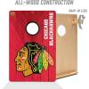 YouTheFan NHL 2’ x 3’ Wood Cornhole Game with Logo Bags(Chicago Blackhawks)