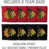 YouTheFan NHL 2’ x 3’ Wood Cornhole Game with Logo Bags(Chicago Blackhawks)