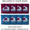 YouTheFan NHL 2’ x 3’ Wood Cornhole Game with Logo Bags(Colorado Avalanche)