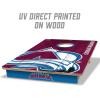 YouTheFan NHL 2’ x 3’ Wood Cornhole Game with Logo Bags(Colorado Avalanche)