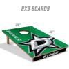 YouTheFan NHL 2’ x 3’ Wood Cornhole Game with Logo Bags(Dallas Stars)