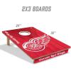 YouTheFan NHL 2’ x 3’ Wood Cornhole Game with Logo Bags(Detroit Red Wings)