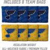 YouTheFan NHL 2’ x 3’ Wood Cornhole Game with Logo Bags(St. Louis Blues)