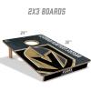 YouTheFan NHL 2’ x 3’ Wood Cornhole Game with Logo Bags(Vegas Golden Knights)