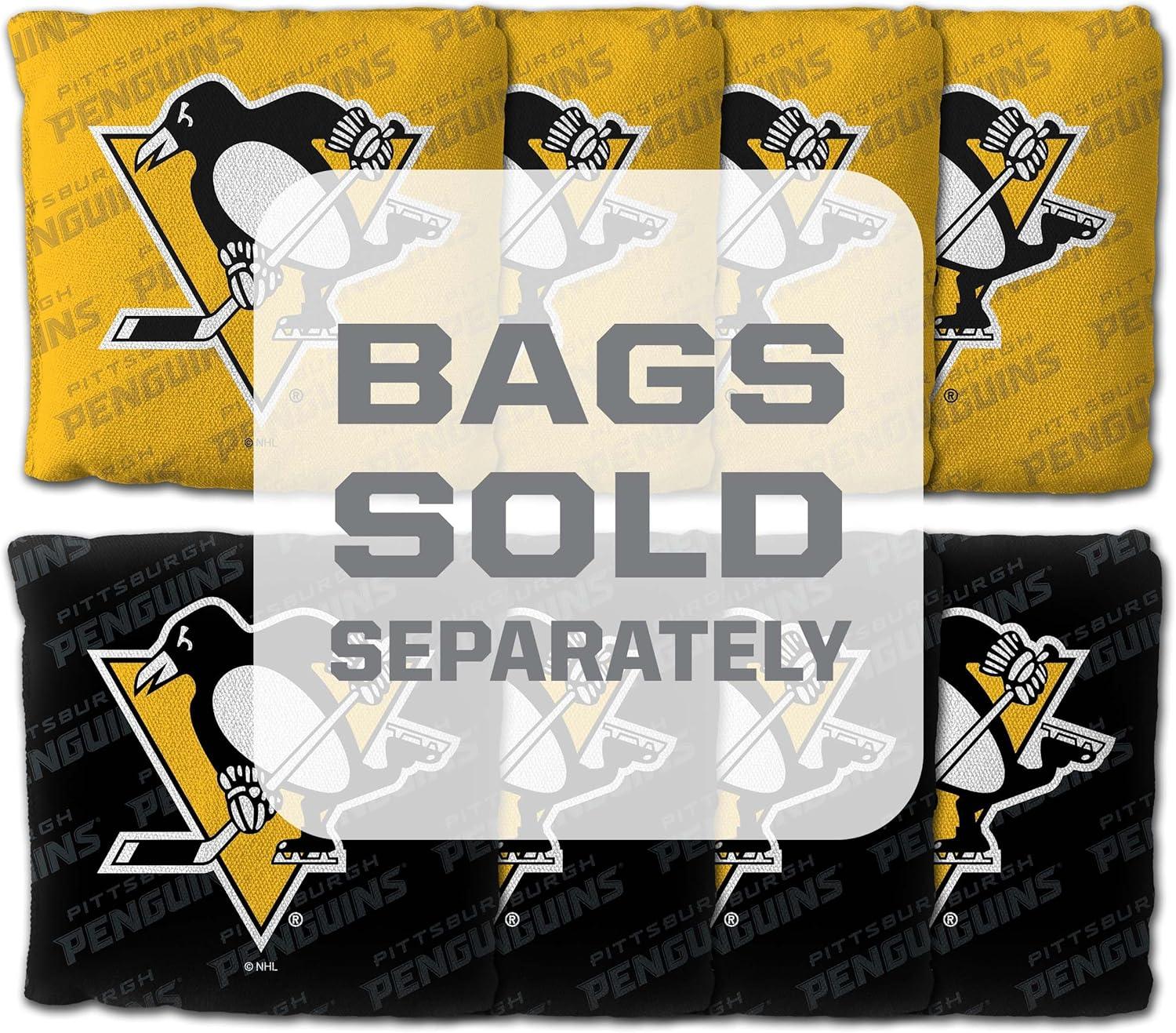 imageYouTheFan NHL 2 x 3 Wood Cornhole GamePittsburgh Penguins