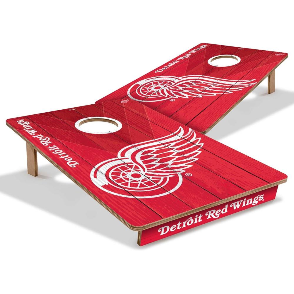 imageYouTheFan NHL 2 x 3 Wood Cornhole GameDetroit Red Wings
