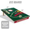 YouTheFan NHL 2’ x 3’ Wood Cornhole Game(Minnesota Wild)