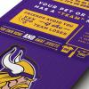 YouTheFan Officially-licensed NFL 6×19 Top 10 Signs Banner – humorous descriptions – fun sports fan phrases, original design, indoor team wall decor fan gift(Minnesota Vikings)