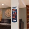 YouTheFan Officially-licensed NFL 6×19 Top 10 Signs Banner – humorous descriptions – fun sports fan phrases, original design, indoor team wall decor fan gift(Denver Broncos)