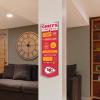 YouTheFan Officially-licensed NFL 6×19 Top 10 Signs Banner – humorous descriptions – fun sports fan phrases, original design, indoor team wall decor fan gift(Kansas City Chiefs)