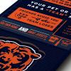 YouTheFan Officially-licensed NFL 6×19 Top 10 Signs Banner – humorous descriptions – fun sports fan phrases, original design, indoor team wall decor fan gift(Chicago Bears)