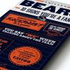 YouTheFan Officially-licensed NFL 6×19 Top 10 Signs Banner – humorous descriptions – fun sports fan phrases, original design, indoor team wall decor fan gift(Chicago Bears)
