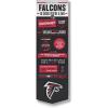 YouTheFan Officially-licensed NFL 6×19 Top 10 Signs Banner – humorous descriptions – fun sports fan phrases, original design, indoor team wall decor fan gift(Atlanta Falcons)