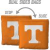 YouTheFan Officially-Licensed NCAA Set of 8 Cornhole Bags – All Weather Dual Sided Slide & Stop – Regulation Size with Carry case(Tennessee Volunteers)