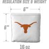 YouTheFan Officially-Licensed NCAA Set of 8 Cornhole Bags – All Weather Dual Sided Slide & Stop – Regulation Size with Carry case(Texas Longhorns)
