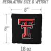 YouTheFan Officially-Licensed NCAA Set of 8 Cornhole Bags – All Weather Dual Sided Slide & Stop – Regulation Size with Carry case(Texas Tech Red Raiders)