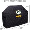 YouTheFan NFL Heavy Duty Waterproof Grill Cover – UV Resistant, Durable Polyester BBQ Cover, Weatherproof Protection for Outdoor Gas or Charcoal Grills, for Grills up to 5’ Wide(Green Bay Packers)