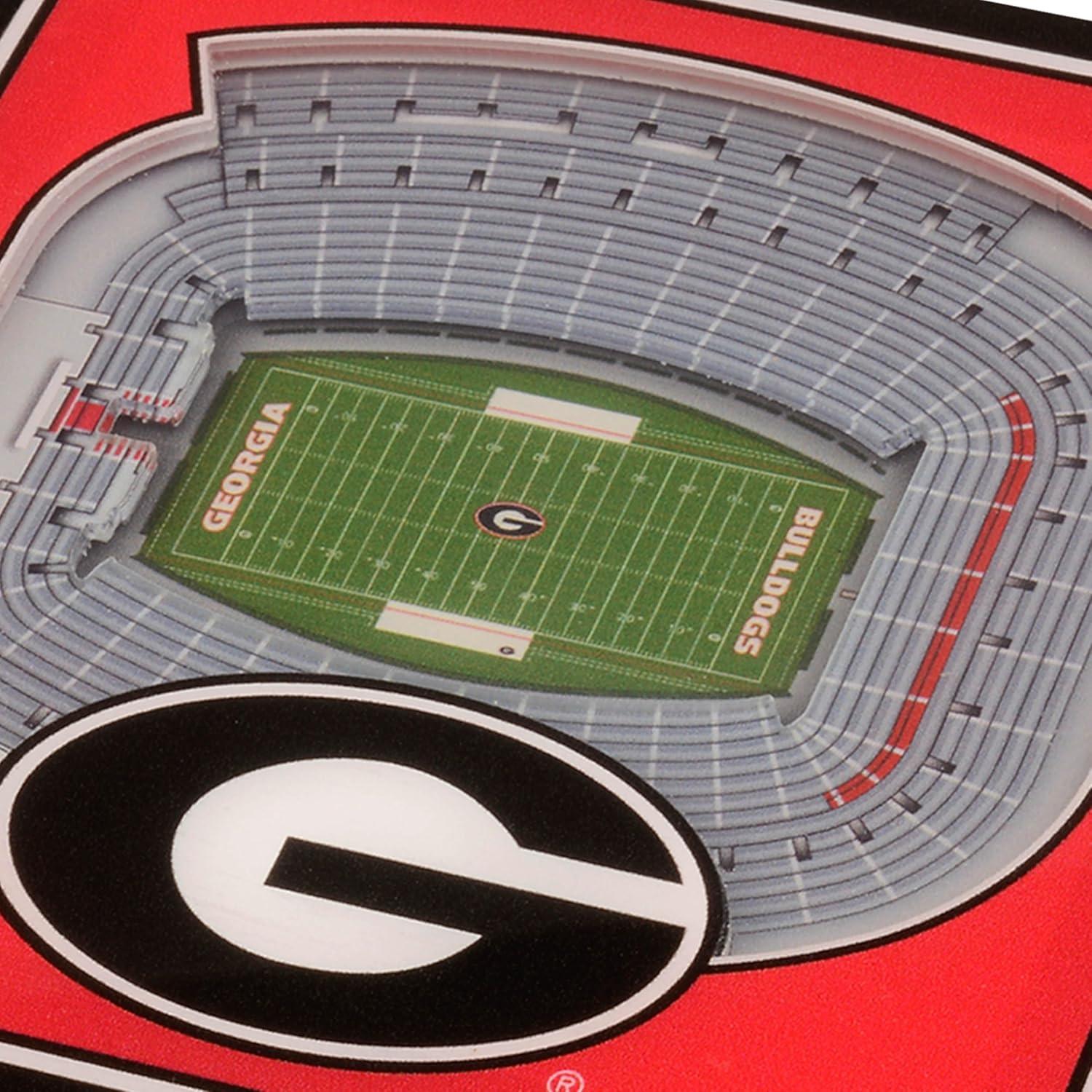 imageYouTheFan NCAA Licensed Fan Cribbage Wood Board GameGeorgia Bulldogs