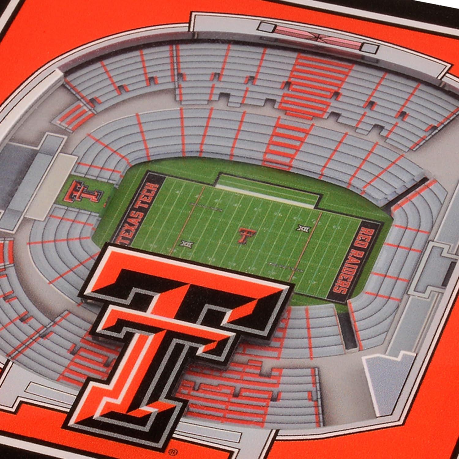 imageYouTheFan NCAA Licensed Fan Cribbage Wood Board GameTexas Tech Red Raiders