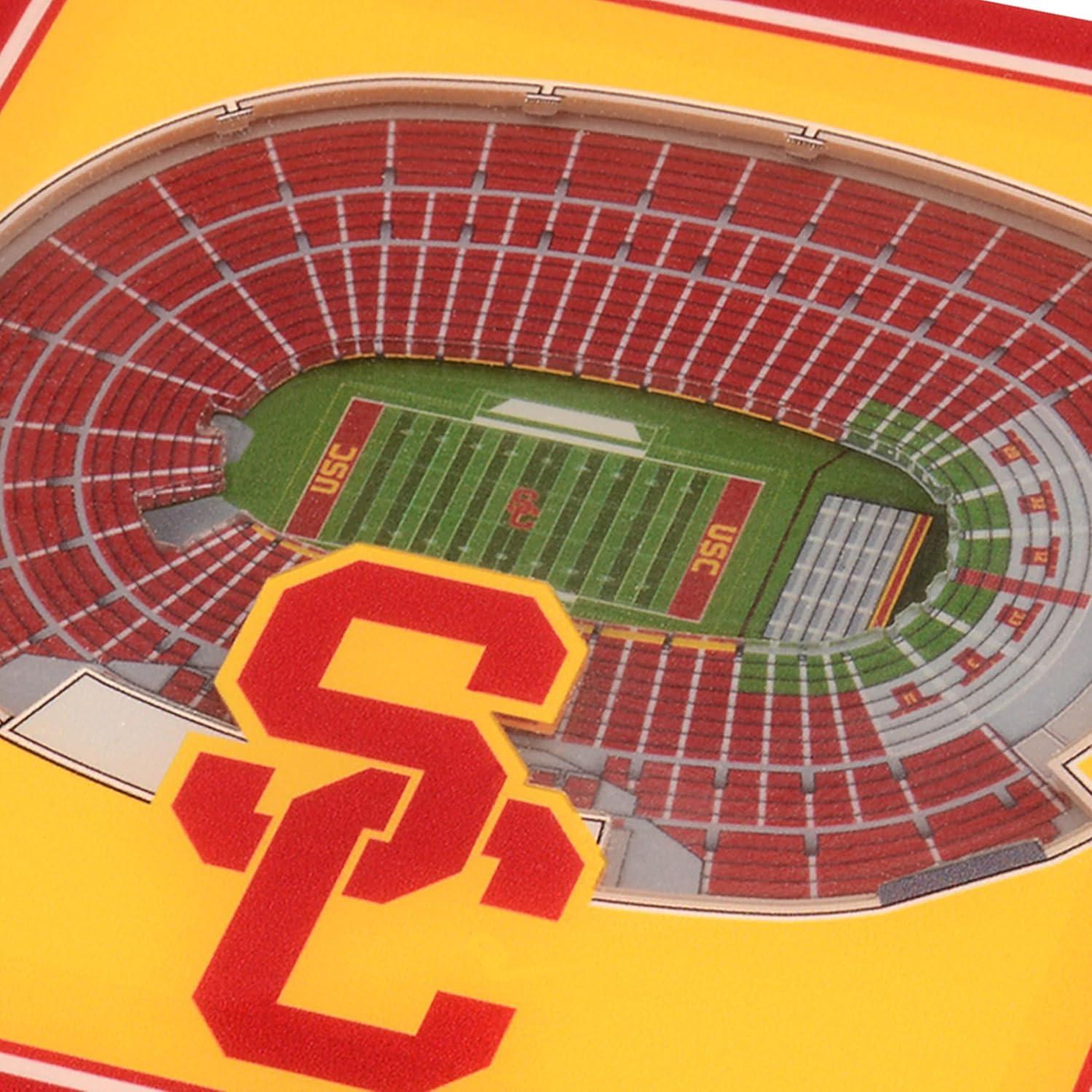 imageYouTheFan NCAA Licensed Fan Cribbage Wood Board GameUSC Trojans