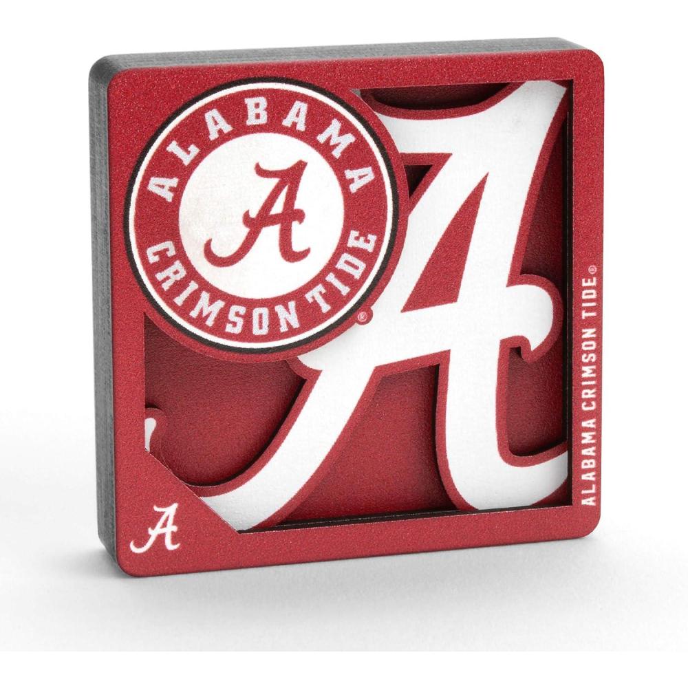 imageYouTheFan NCAA 3D Logo Series MagnetAlabama Crimson Tide